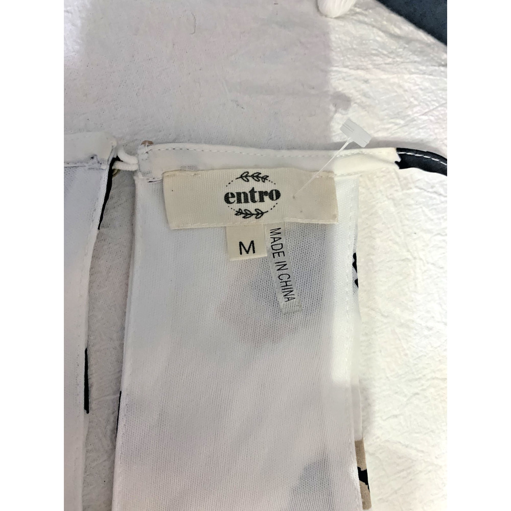 Urban Outfitters Entro Leopard White Jumpsuit Size Medium NWOT - Picture 6 of 8